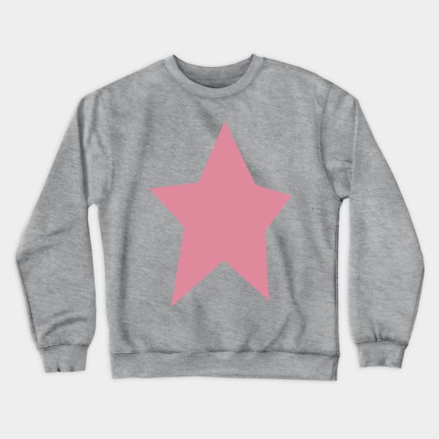 Star 4 Viva Magenta Color of the Year 2023 Crewneck Sweatshirt by ellenhenryart